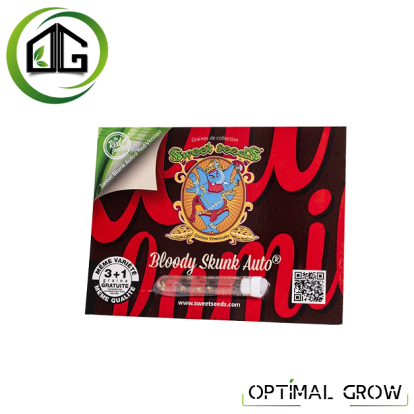 Bloody Skunk Auto® de Sweet Seeds – Autofleurissante à Fleurs Rouges