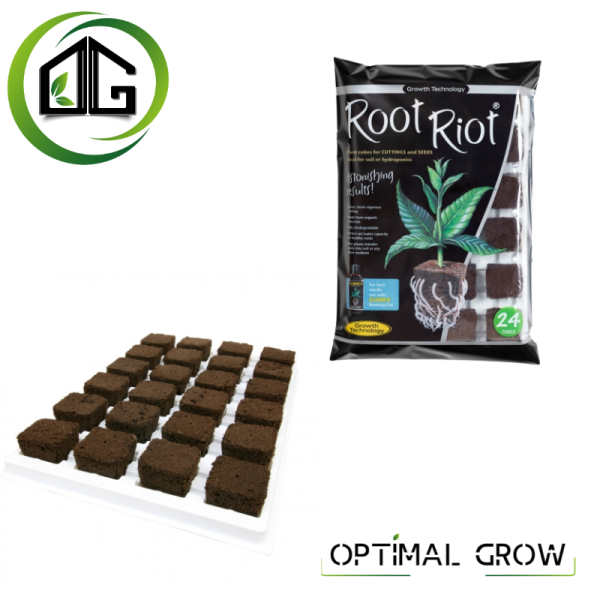 Plateau de 24 Bouchons de Bouturage Root Riot