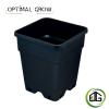 Pot carré plastique 25L