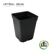 Pot carré plastique 11L