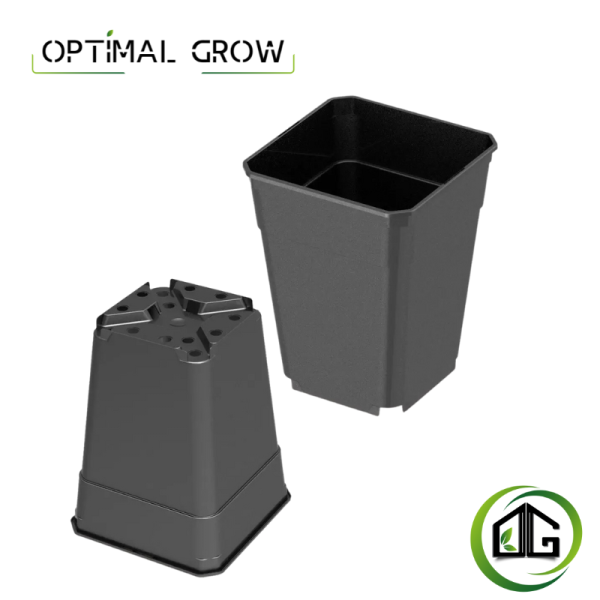 Pot carré plastique 7L