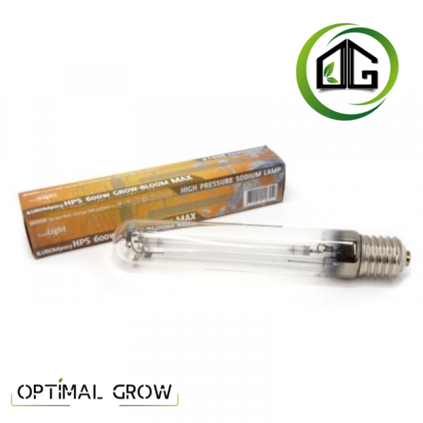 Ampoule PURE LIGHT HPS GROW-BLOOM MAX - 600W, GROW-BLOOM MAX, 6400K